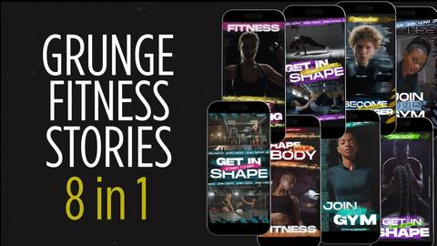 Grunge Fitness Stories