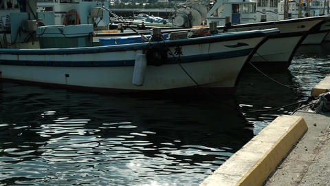 【4K】Japanese fishing port【24fps】