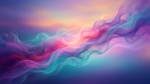 Abstract art flowing shapes grad 202605020757