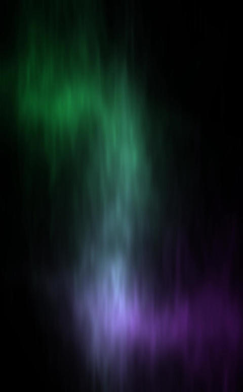 Abstract Glowing Aurora Borealis Background Green to Purple Transition