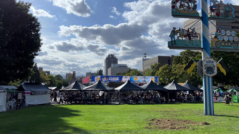 Sapporo Autumn Fest at Odori Park, a popular event in Hokkaido, Japan