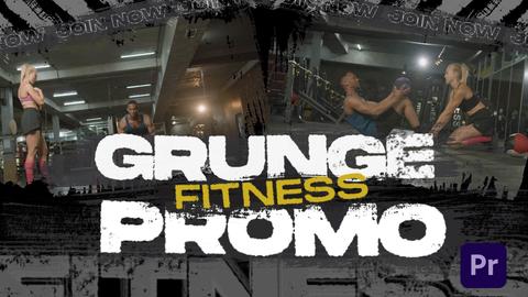 Grunge Fitness Gym Intro | Mogrt