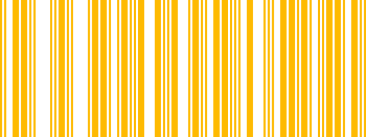 Colorful barcode seamless pattern. Bright vertical lines of different thickness. Vector repeating