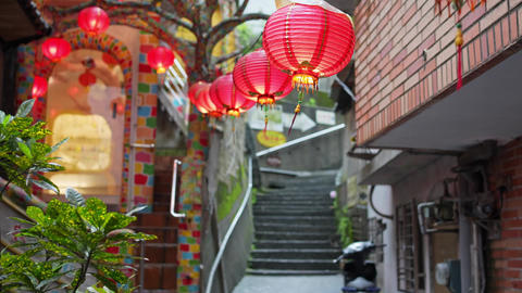 Quiet Alley in Jiufen, Taiwan