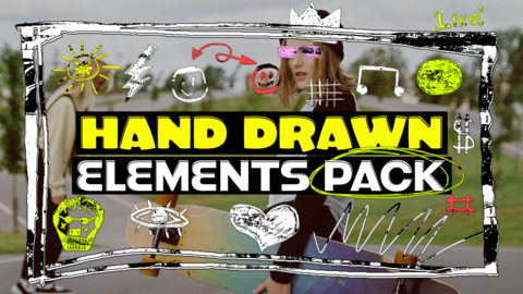 Hand Drawn Elements Pack (Final Cut Pro \ Apple Motion)