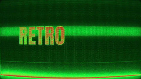 Retro CRT Glow Effect
