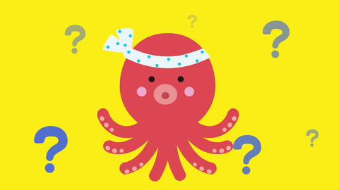An animation about a cute octopus who has a question