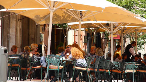 Busy Mediterranean European Cafe 01