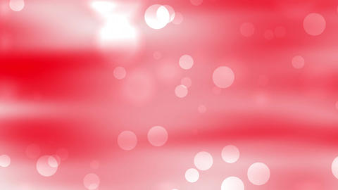 Soft red gradient with glowing bokeh circles