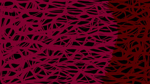 Texture animation with crimson veins on a black background