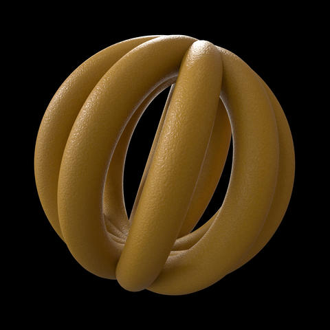 Abstract 3D Cage Shape — Rotating Motion Graphic