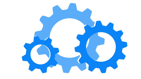 Gears & Cloud: Business Growth 4k seamless Loop 60 fps