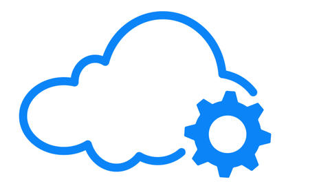 Gears & Cloud: Business Growth 4k seamless Loop 60 fps