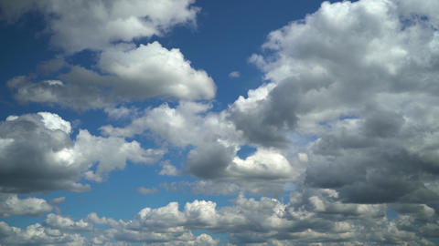 Cloudy Sky With Cumulus Clouds