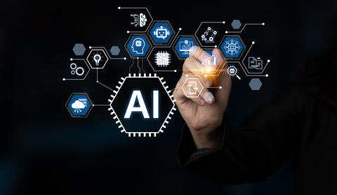 AI automation network for business analytics robotics and connected services