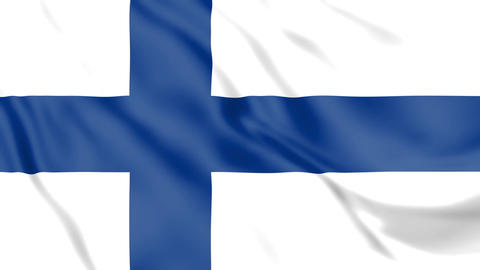 Finland Flag Seamless Loop
