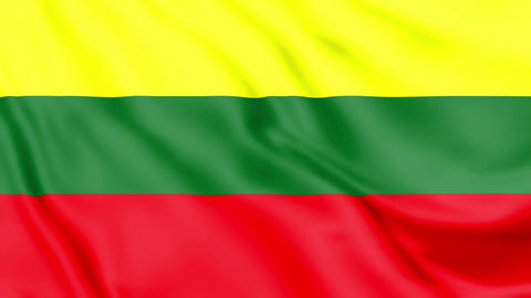 Lithuania Flag Seamless Loop