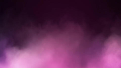 Misty Pink and Purple Fog Drifting on Dark Background — Romantic Dream Haze