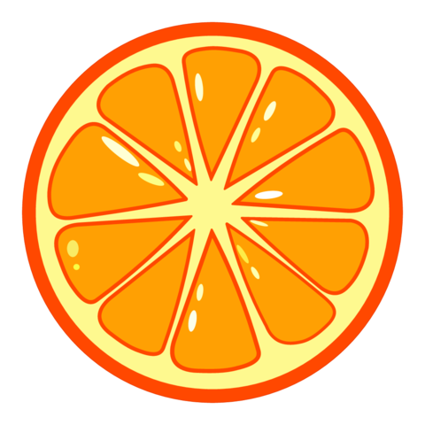 A slice of orange