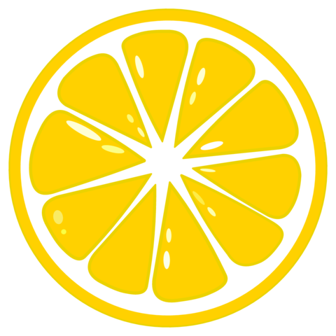 A wedge of lemon