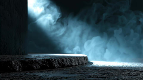 Minimal dark cinematic background with subtle blue glow