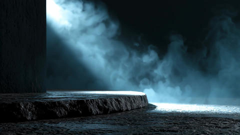 Minimal dark cinematic background with subtle blue glow