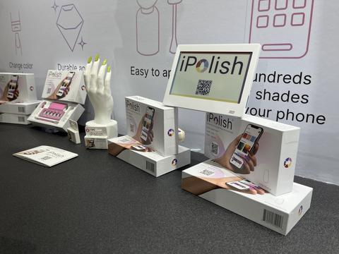 Taipei, Taiwan June 5, 2026 Wearable Beauty Transforming Nail Art with Smartphones