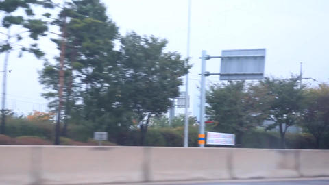 Color Shot of Roadside View from Vehicle