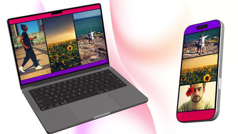 Dynamic Split Screen Opener Multiscreen Slides