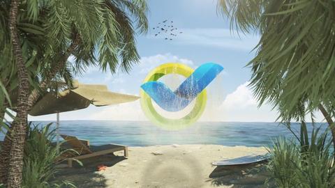Travel Beach Summer Logo MOGRT