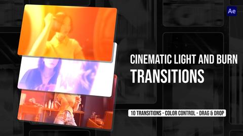 Cinematic Light & Burn Transitions