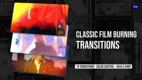 Classic Film Burning Transitions