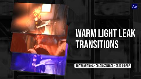 Warm Light Leak Transition