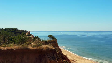 Falesia beach the Algarve, Portugal beautiful sandy praia near Vilamoura and