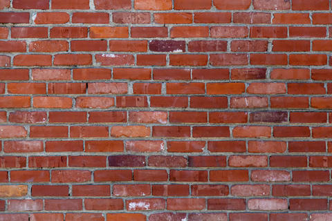 Red brick wall texture background, vintage masonry background