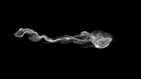 White Fog Drift Visual Background