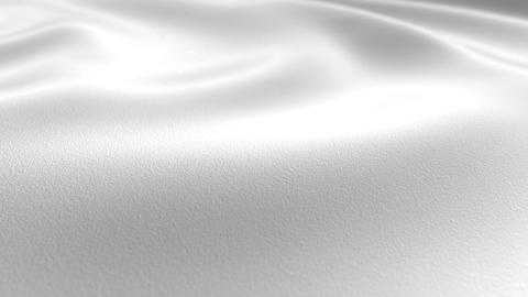 Elegant White Silk Fabric Waves Background