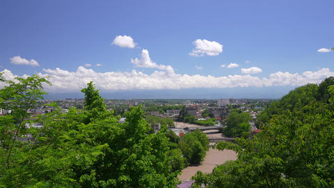 Kutaisi cityscape in summer. Georgia
