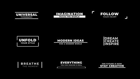 Modern Titles