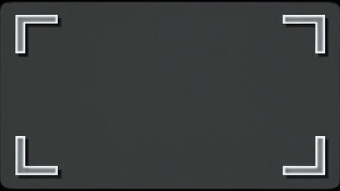 Focus Corner Frame on Minimal Gray Interface Panel