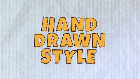Hand Drawn Alphanumeric