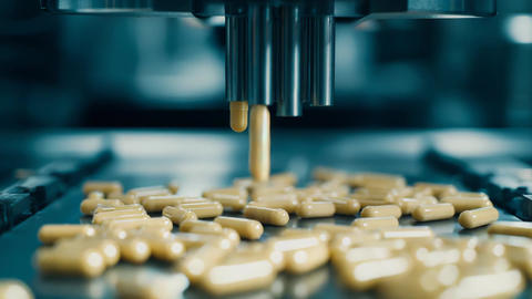 Pharmaceutical capsules manufacturing on an automated production line