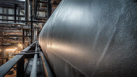 Industrial pipeline system transporting energy and fuels