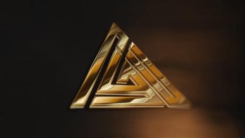 Gold Elegant Luxury Logo Opener MOGRT