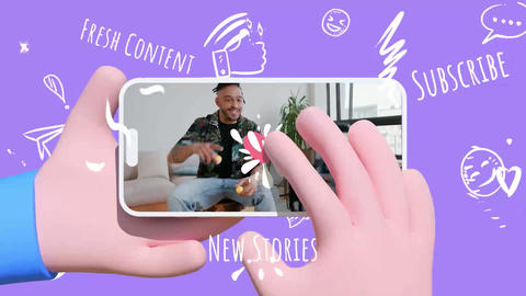 Social Swipe Intro FCP