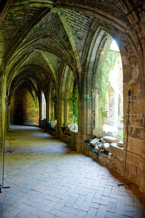 Beautiful old Rosa coeli monastery - Dolni Kounice - Czech Republic. The Baroque residence is a