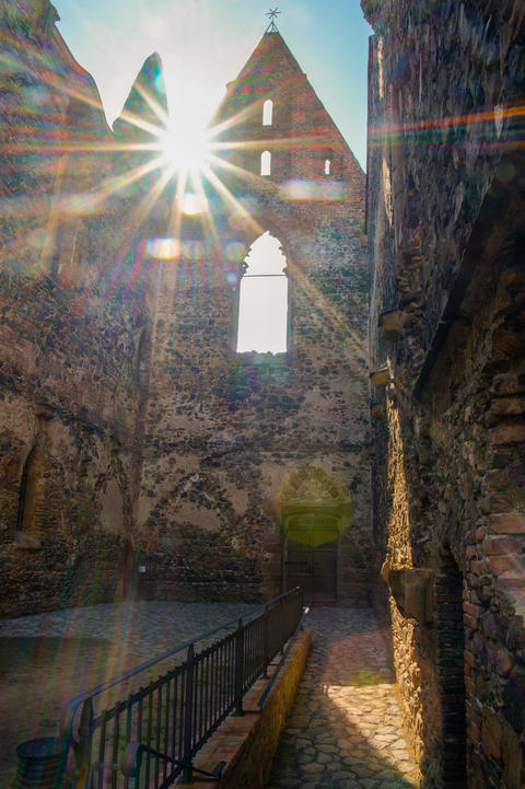 Beautiful old Rosa coeli monastery - Dolni Kounice - Czech Republic. The Baroque residence is a