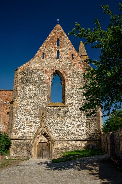 Beautiful old Rosa coeli monastery - Dolni Kounice - Czech Republic. The Baroque residence is a