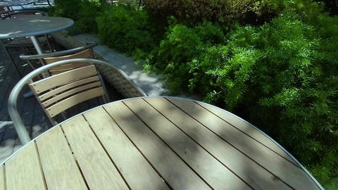 Table on the terrace