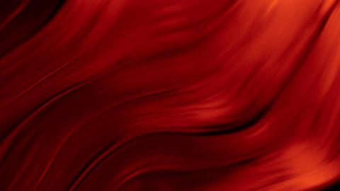 Abstract dark red liquid waves flowing in seamless loop modern elegant background. Looping 3D Animat